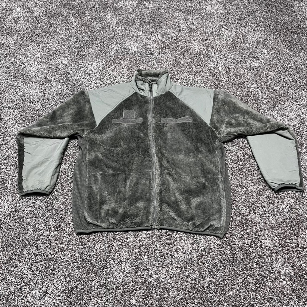 US Military Gen III Level 3 ECWCS Fleece‎ Jacket Foliage Green Mens Large 37572